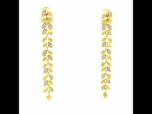 Load and play video in Gallery viewer, Cluster Leaves Earrings-E0487CLG