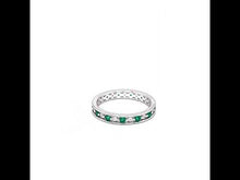 Load and play video in Gallery viewer, 0.85 CTW Alternating Eternity Band-R0505CEP
