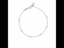 Load and play video in Gallery viewer, 0.53 CTW Station Bracelet-B0154CLP