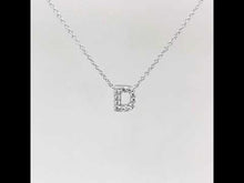 Load and play video in Gallery viewer, Letter D Pendant Necklace-9N084CLP