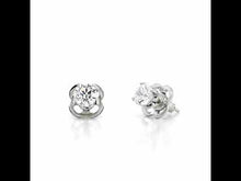 Load and play video in Gallery viewer, 1.3 CTW Solitaire Stud Earrings-E0103CLP