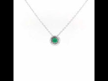 Load and play video in Gallery viewer, May Birthstone Necklace-BN001EMP