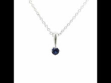 Load and play video in Gallery viewer, September Birthstone Love Pendant-BP005SAP