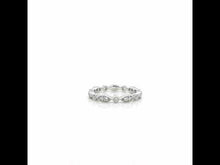 Load and play video in Gallery viewer, Stackable Wave Eternity Band-R0372CLP