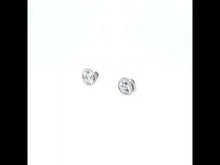 Load and play video in Gallery viewer, 1 CTW Solitaire Stud Earrings-E0581CLP