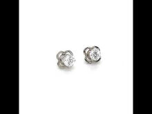 Load and play video in Gallery viewer, 1.5 CTW Solitaire Stud Earrings-E0108CLP