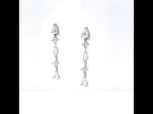 Load and play video in Gallery viewer, Exquisite Linear Drop Earrings-E0565CLP
