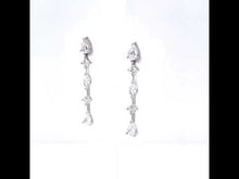 Load and play video in Gallery viewer, Exquisite Linear Drop Earrings-E0565CLP