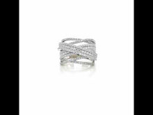 Load and play video in Gallery viewer, Pave Glam Anniversary Band-7R012CLP