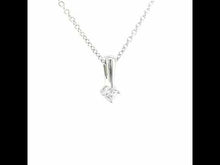 Load and play video in Gallery viewer, April Birthstone Love Pendant-BP005DAP