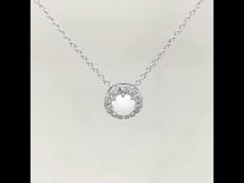 Load and play video in Gallery viewer, Classic Halo Pendant Necklace-P0205OPP
