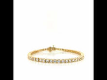 Load and play video in Gallery viewer, 5.83 CTW Classic Tennis Bracelet-B2001CLG