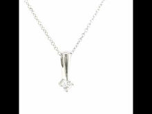 Load and play video in Gallery viewer, April Birthstone Love Pendant-BP004DAP