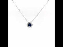 Load and play video in Gallery viewer, September Birthstone Necklace-BN001SAP