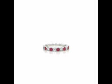 Load and play video in Gallery viewer, July Birthstone Ring-BR004RBP