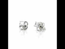 Load and play video in Gallery viewer, 1.5 CTW Solitaire Stud Earrings-E0114CLP
