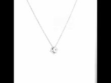 Load and play video in Gallery viewer, 0.50 CTW Solitaire Necklace-N0172CLP