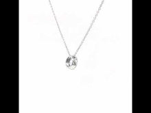 Load and play video in Gallery viewer, March Birthstone Necklace-BN001AQP