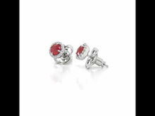 Load and play video in Gallery viewer, July Birthstone Earrings-BE001RBP