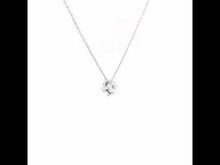Load and play video in Gallery viewer, 0.65 CTW Solitaire Necklace-N0152CLP