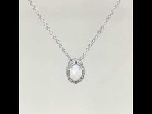 Load and play video in Gallery viewer, Classic Halo Pendant Necklace-P0204OPP
