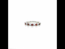 Load and play video in Gallery viewer, January Birthstone Ring-BR004GNP