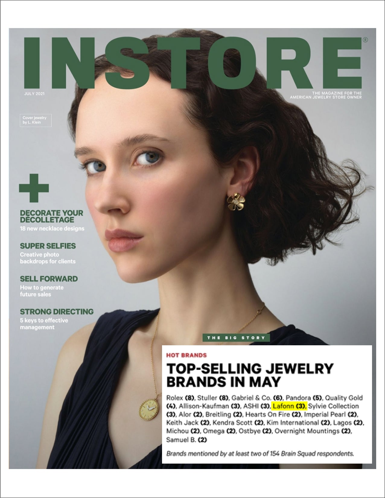 In Store Magazine Lafonn in Instore Magazine Jul'21 - Hot Brands