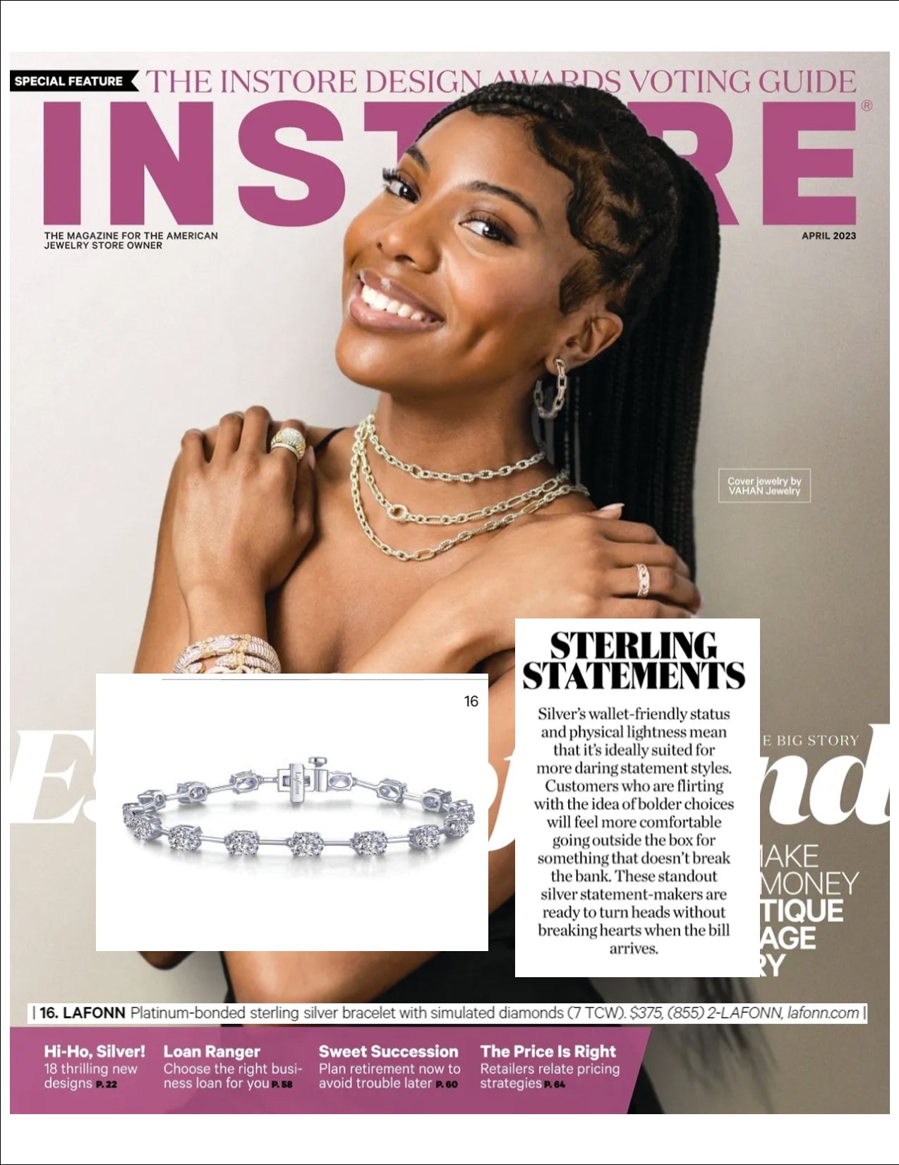 In Store Magazine Lafonn on INSTORE Magazine - New Arrival