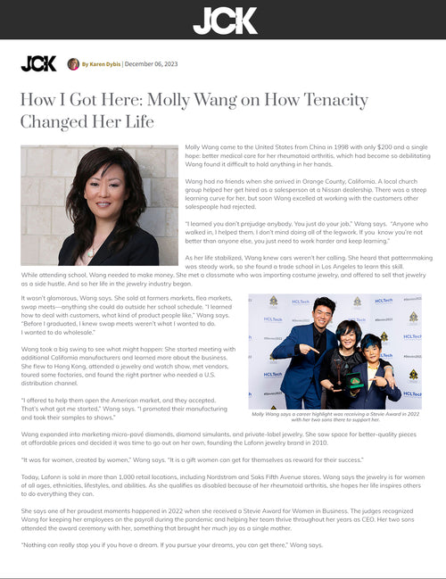 How I got Here: Molly Wang by JCK Online