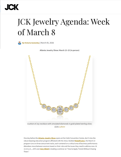 Lafonn in JCK online