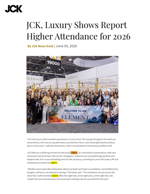 Lafonn in JCK