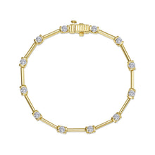 Load image into Gallery viewer, Livia Semi-Bezel Bracelet-B0032CLG
