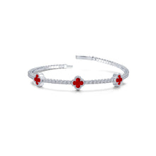 Load image into Gallery viewer, 2.4 CTW Flexible Station Tennis Bracelet-B0190AGP
