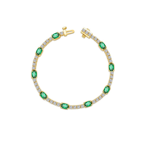 Regal Cushion-Cut Bracelet-B0206CEG