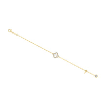 Load image into Gallery viewer, Mother-of-Pearl Paperclip Bracelet-B0210MOG
