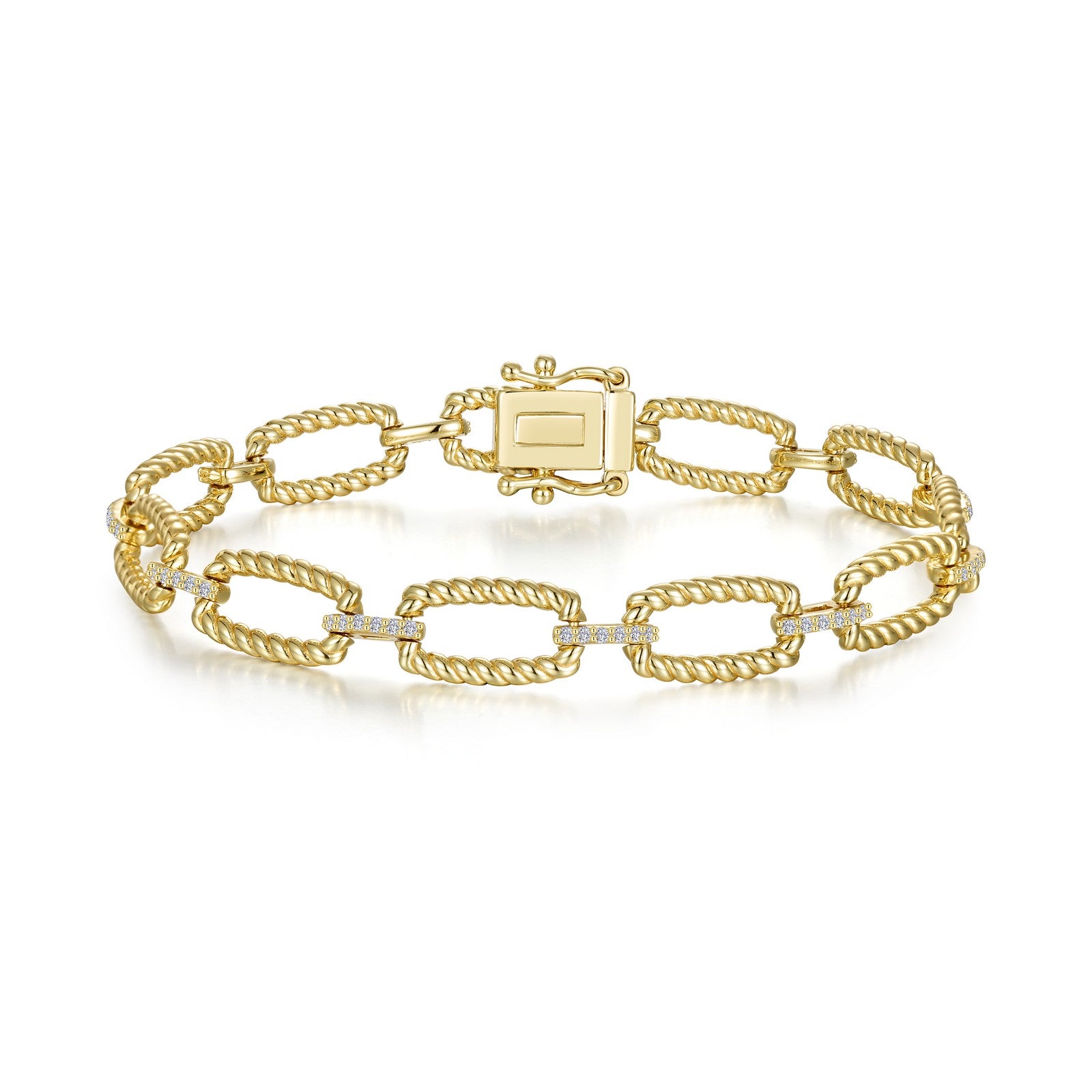 Rectangle Shape Cable Link Bracelet – Lafonn