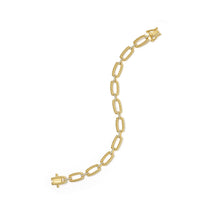 Load image into Gallery viewer, Rectangle Shape Cable Link Bracelet-B0215CLG
