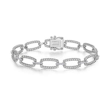 Load image into Gallery viewer, Rectangle Shape Cable Link Bracelet-B0215CLP
