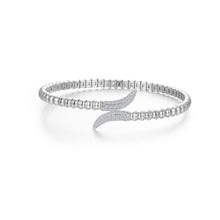 Load image into Gallery viewer, Fluted Bypass Wrap Bangle-B0230CLP
