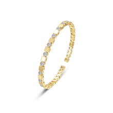 Load image into Gallery viewer, Block &amp; Bezel Cuff -B0236CLG
