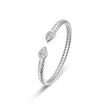 Load image into Gallery viewer, Bezel Teardrop Cuff -B0237CLP
