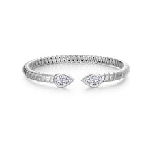 Load image into Gallery viewer, Bezel Teardrop Cuff -B0237CLP
