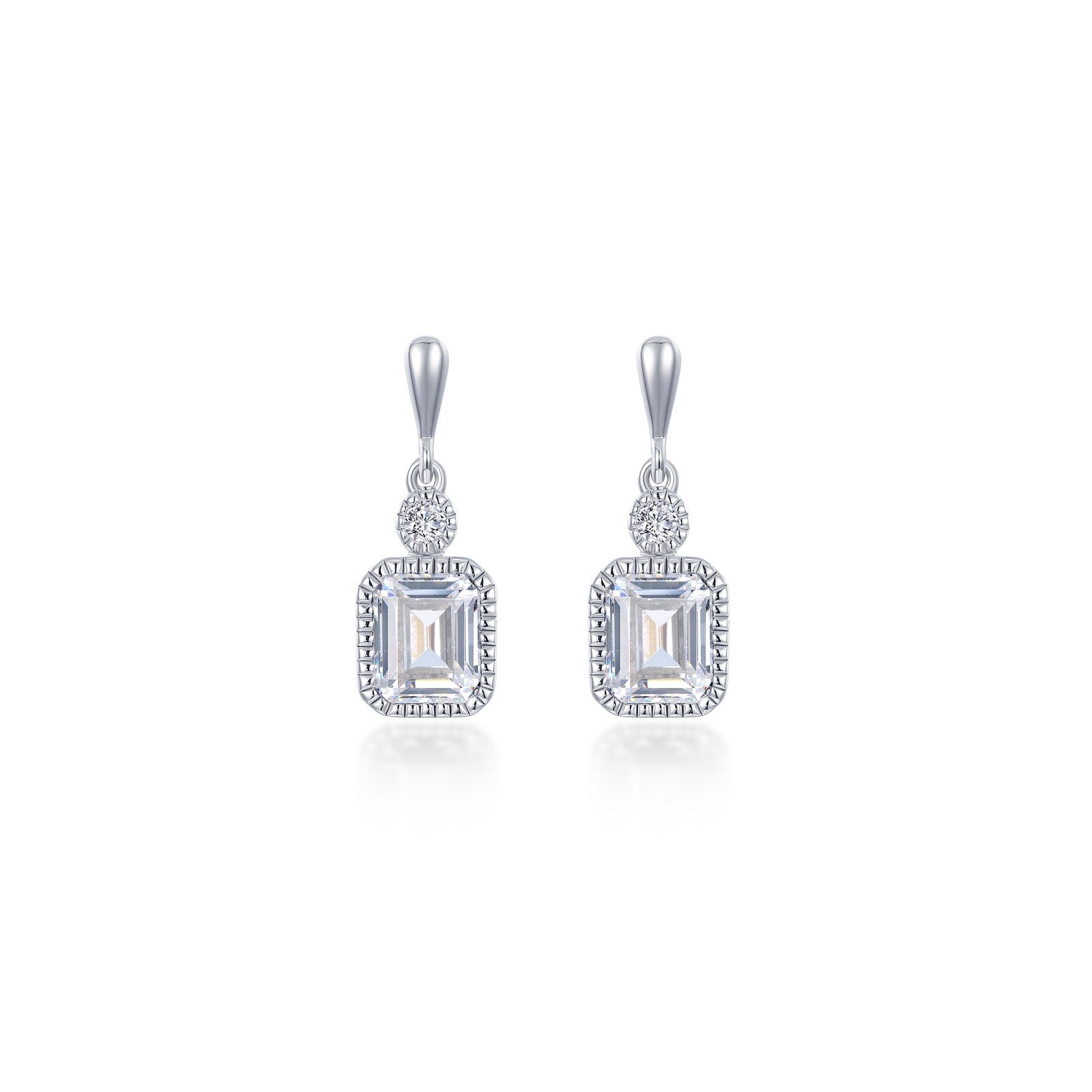 April Birthstone Earrings-BE007DAP