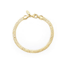 Load image into Gallery viewer, Kiara Chevron Chain Bracelet-CB00011G
