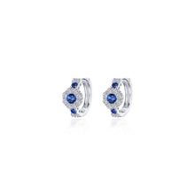 Load image into Gallery viewer, Flower Huggie Hoop Earrings-E0599CSP
