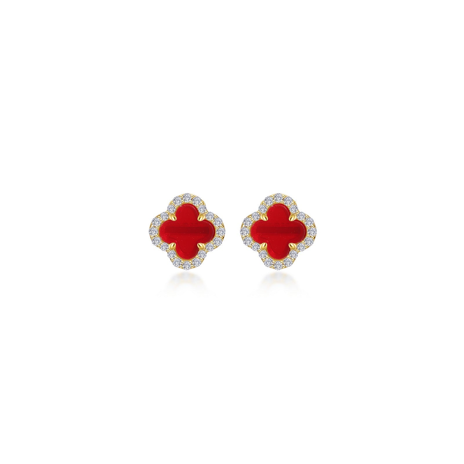 0.4 CTW Halo Stud Earrings-E0609AGG