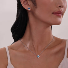 Load image into Gallery viewer, 0.8 CTW Halo Stud Earrings-E0610BTP
