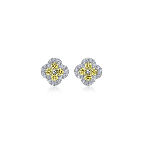 0.8 CTW Halo Stud Earrings-E0610CAP