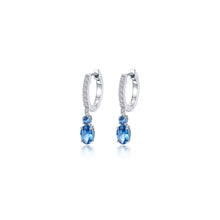 Load image into Gallery viewer, 1.15 CTW Huggie Hoop Earrings-E0624BTP
