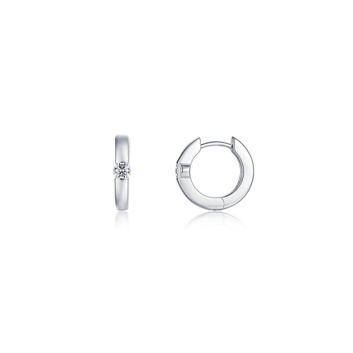 Ella Huggie Earrings-E0645CLP